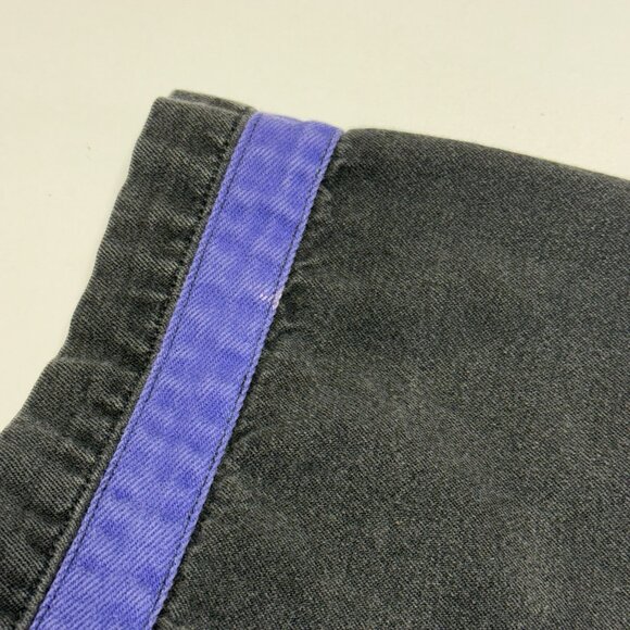 Vintage Machine Gun Shirt Mens Medium Faded Black Y2K 90s Embroidered - Picture 8 of 13